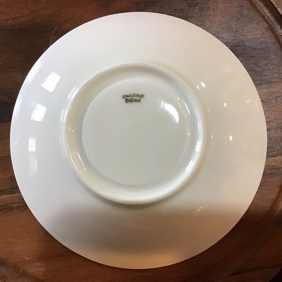 Cauldon England Bouillon Cup, Saucer, and Lid Bone China - Picture 5 of 7